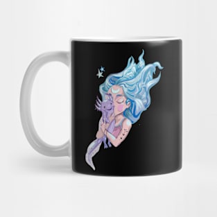 Kiss for Axolotl Mug